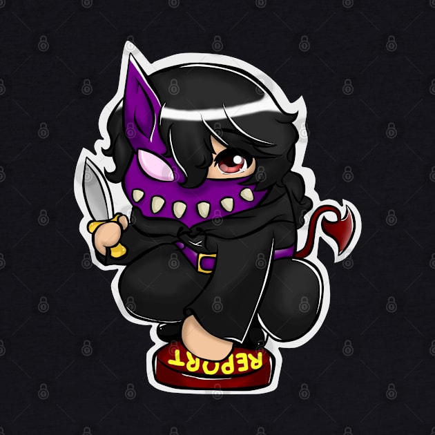 Corpse Husband Chibi Cute Shinobi Devil by arteewiss